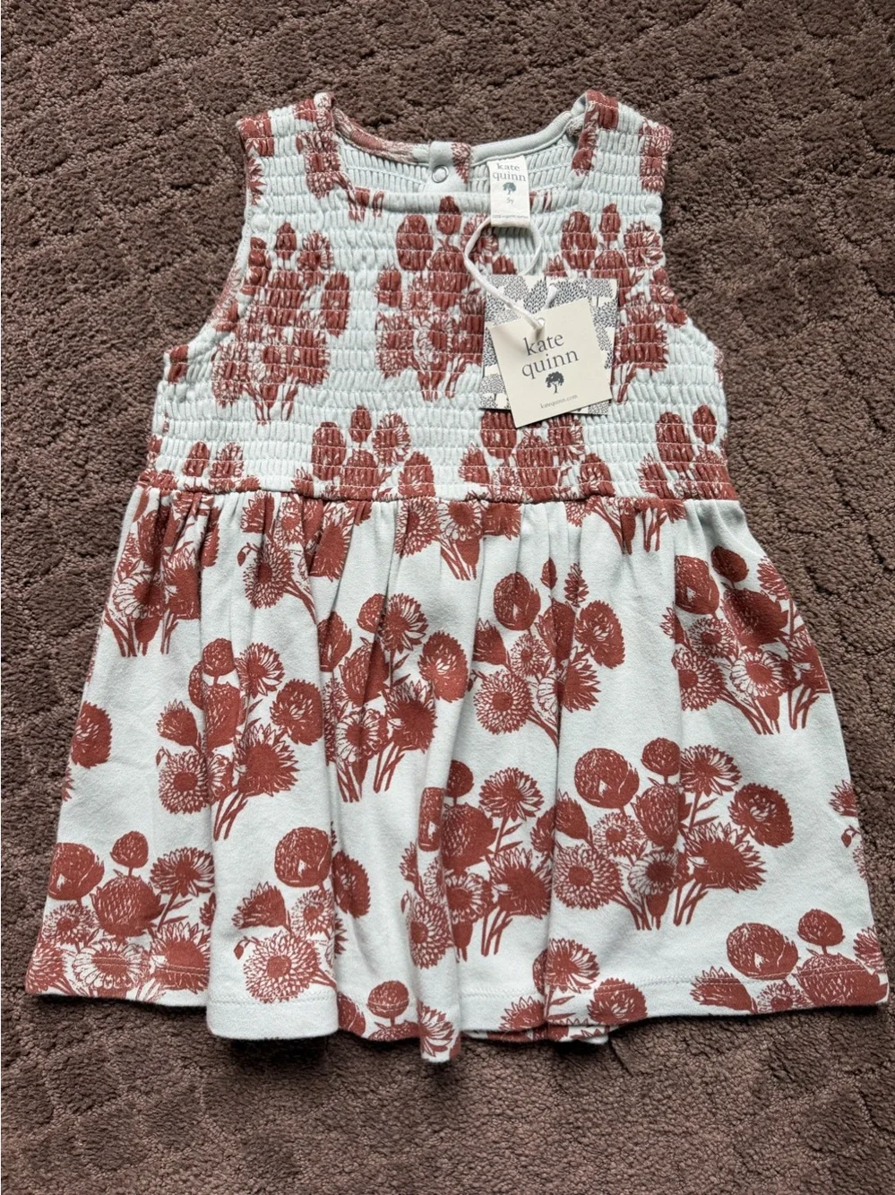 Kate Quinn tunic with Floral Print- nwt